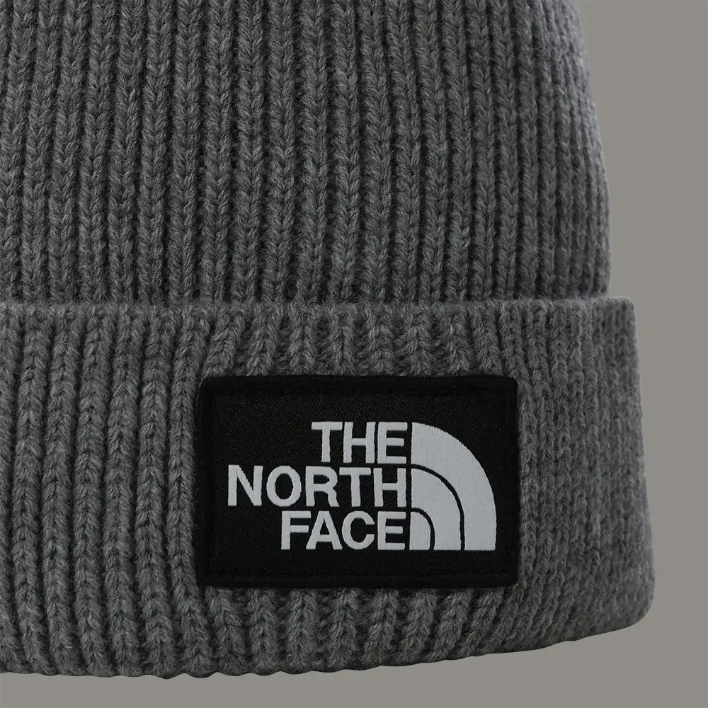 The North Face Logo Box Cuffed Beanie