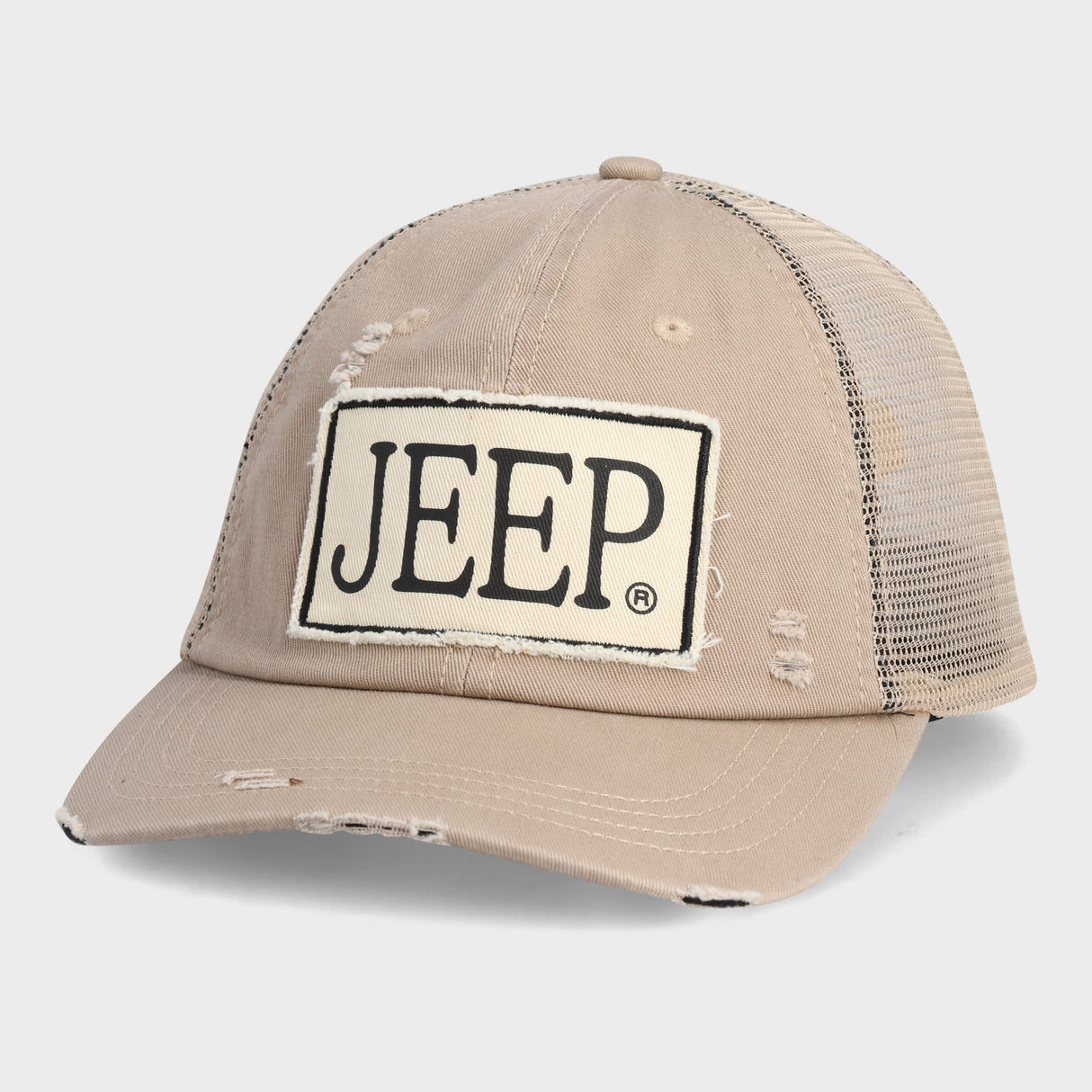 Jeep Distressed Trucker Cap