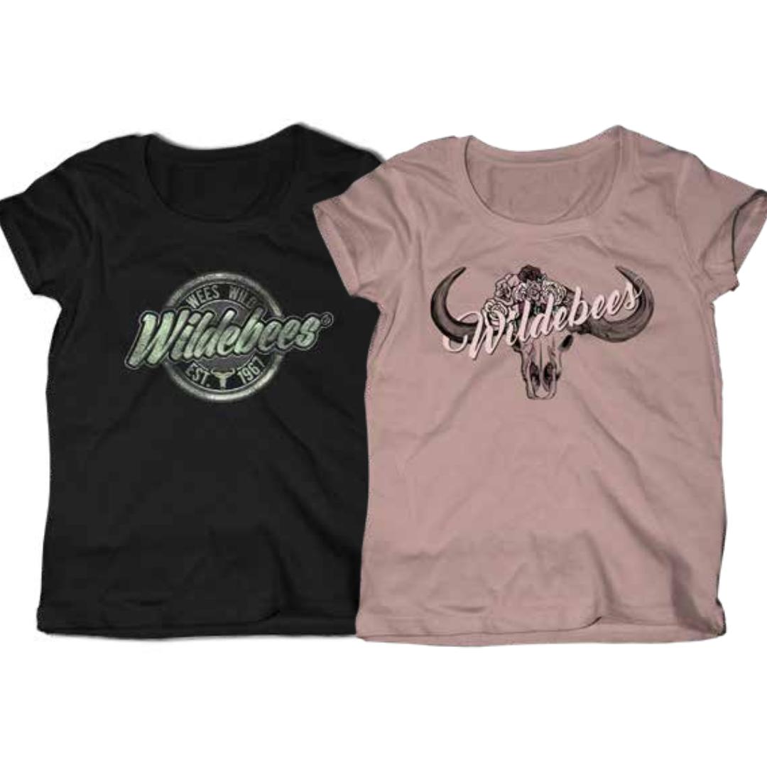 Wildebees Ladies 2-Pack T-shirts