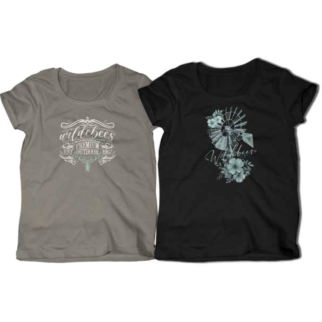 Wildebees Ladies 2-Pack T-Shirts