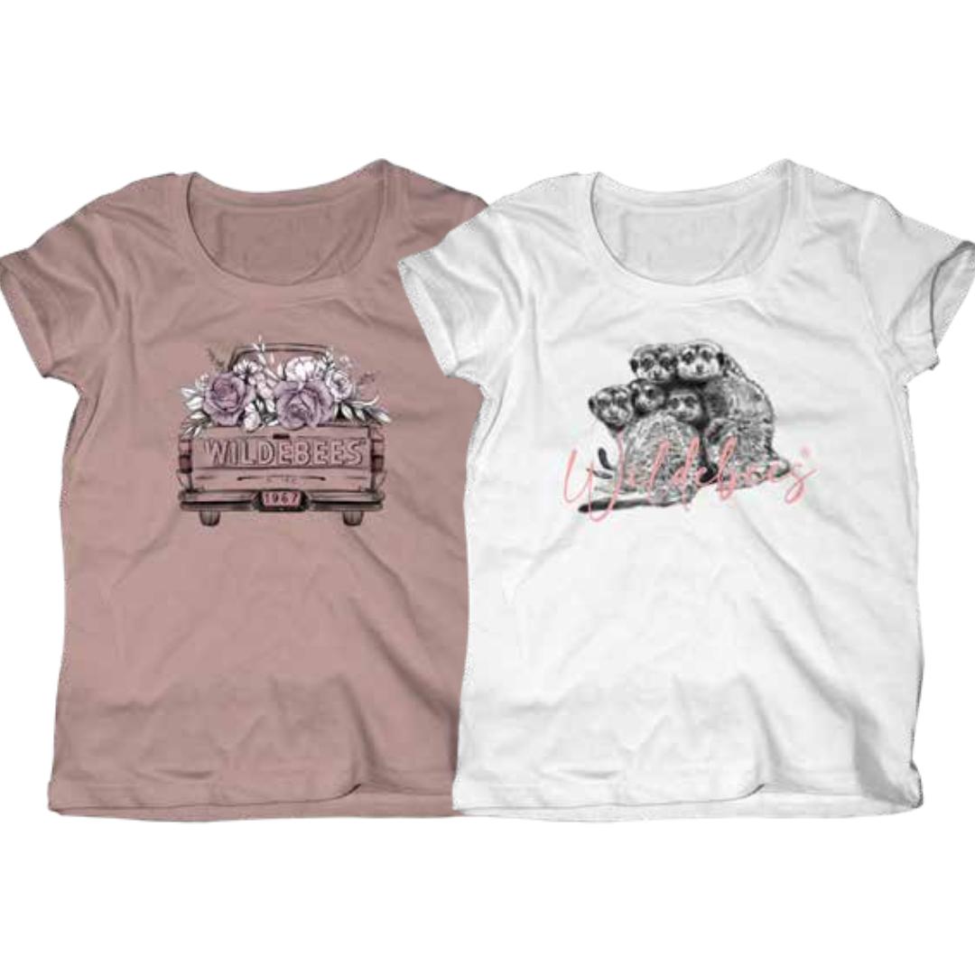 Wildebees Ladies 2-Pack T-shirts