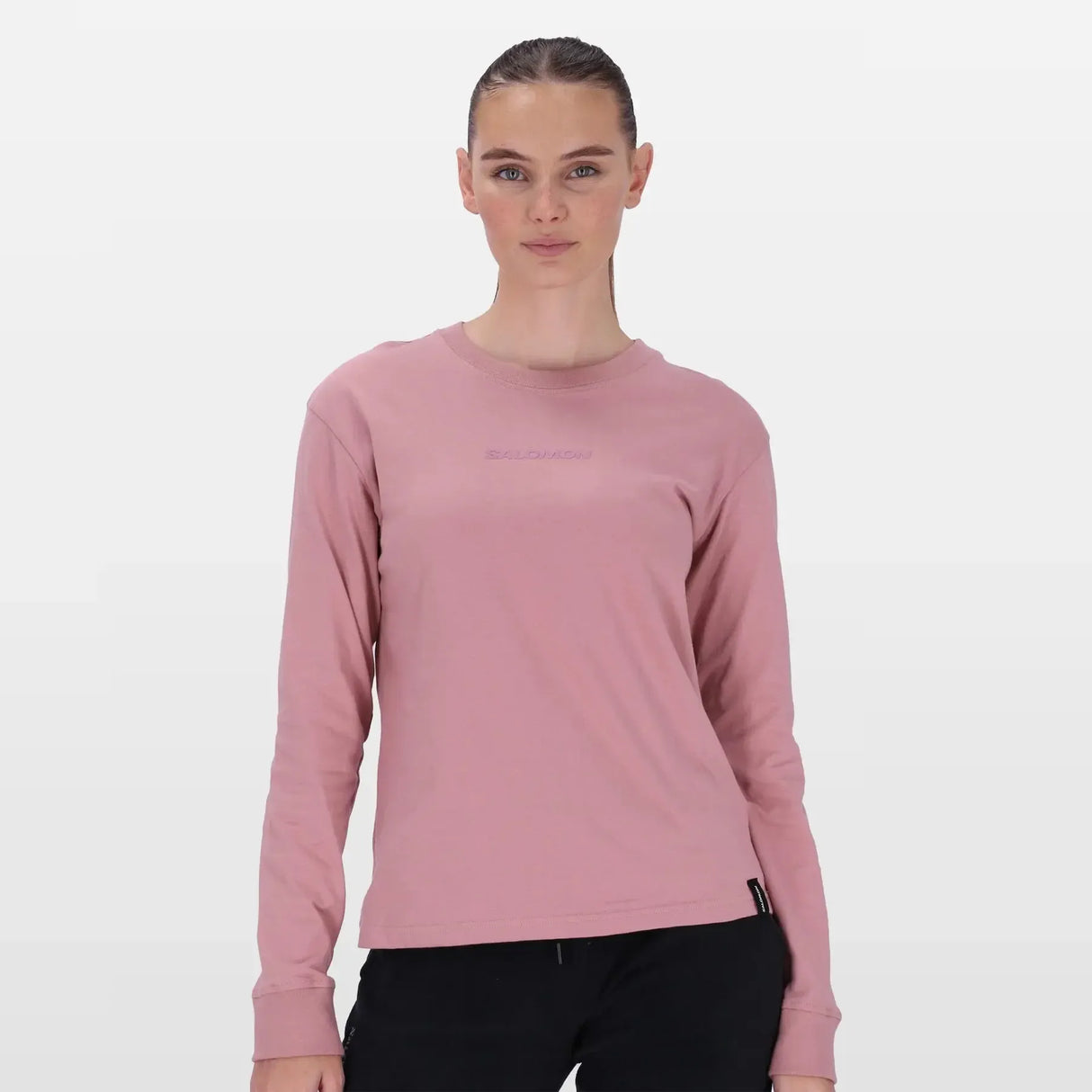 Salomon Ladies Long Sleeve Emblem T-shirt