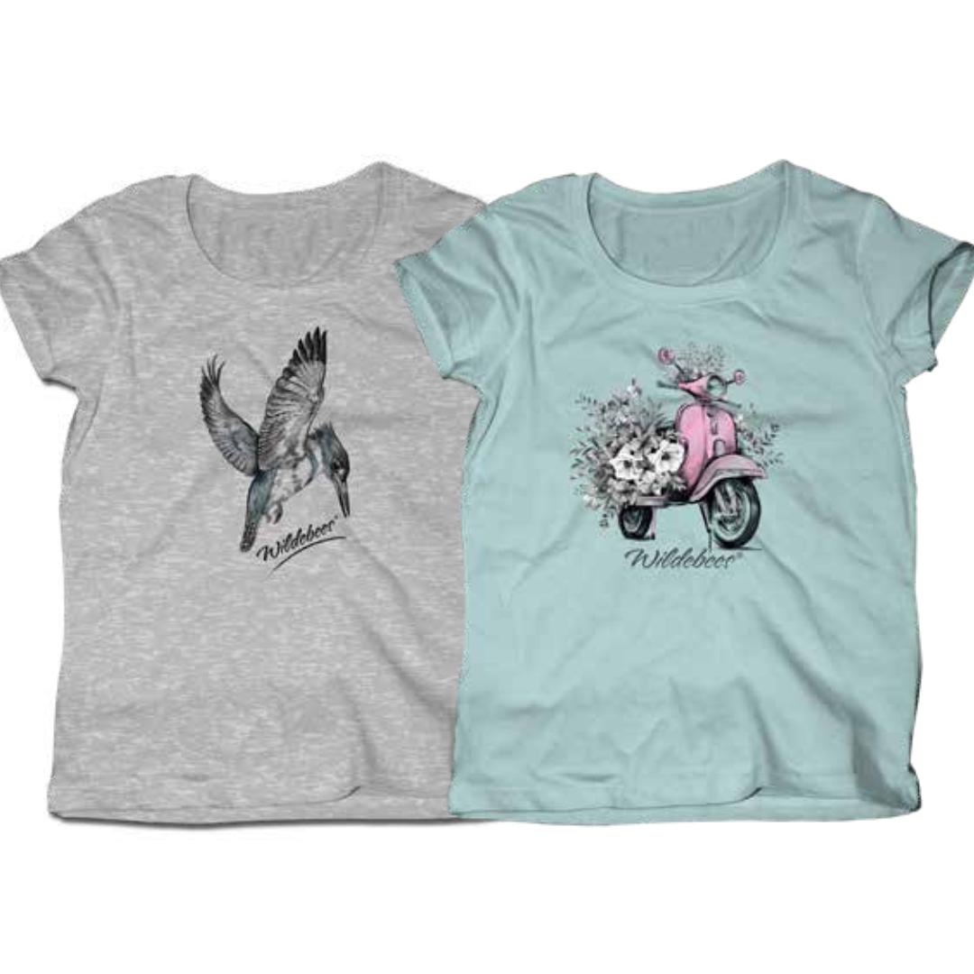 Wildebees Ladies 2-Pack T-shirts