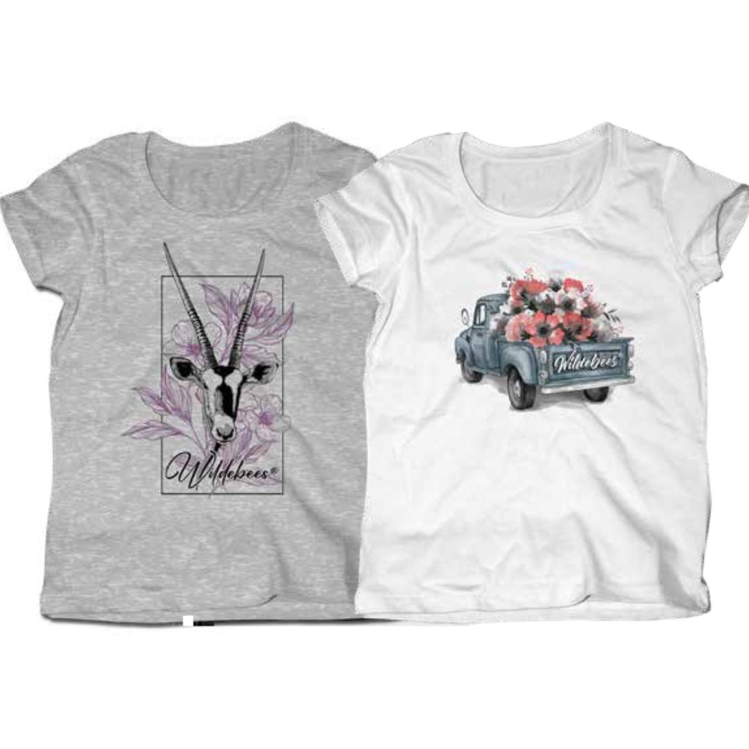 Wildebees Ladies 2-Pack T-shirts