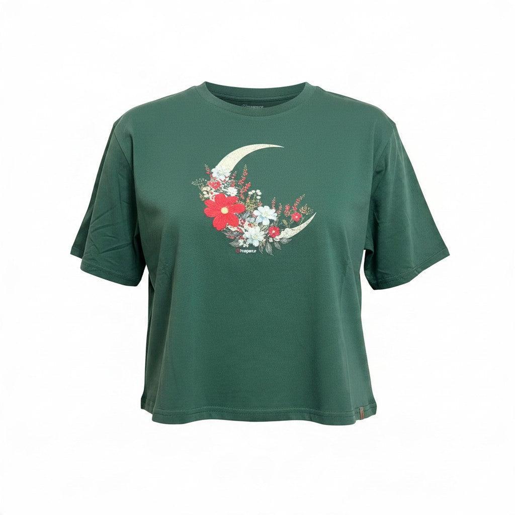 Trappers Ladies Moon Garden Boxy T-Shirt