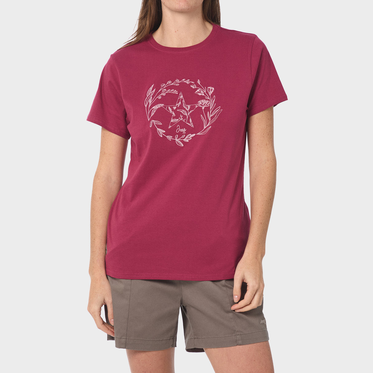 Jeep Ladies Explore More Slogan T-Shirt