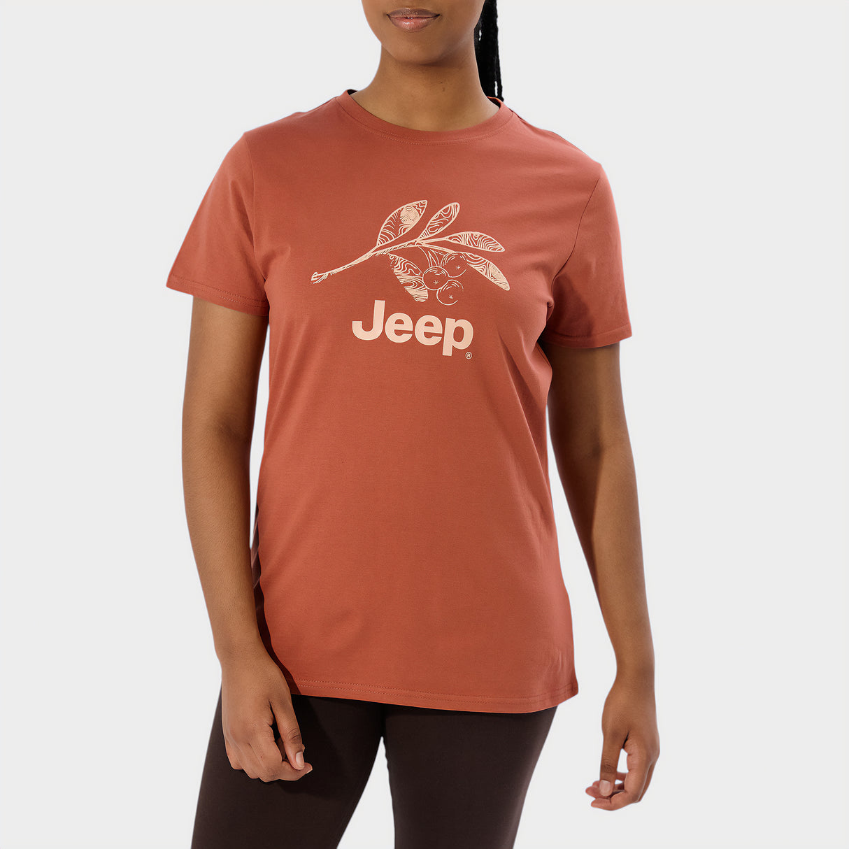 Jeep Ladies Acorn Graphic T-shirt