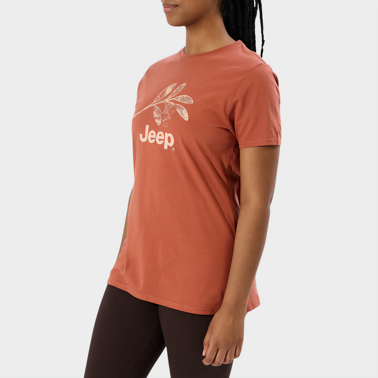 Jeep Ladies Acorn Graphic T-shirt