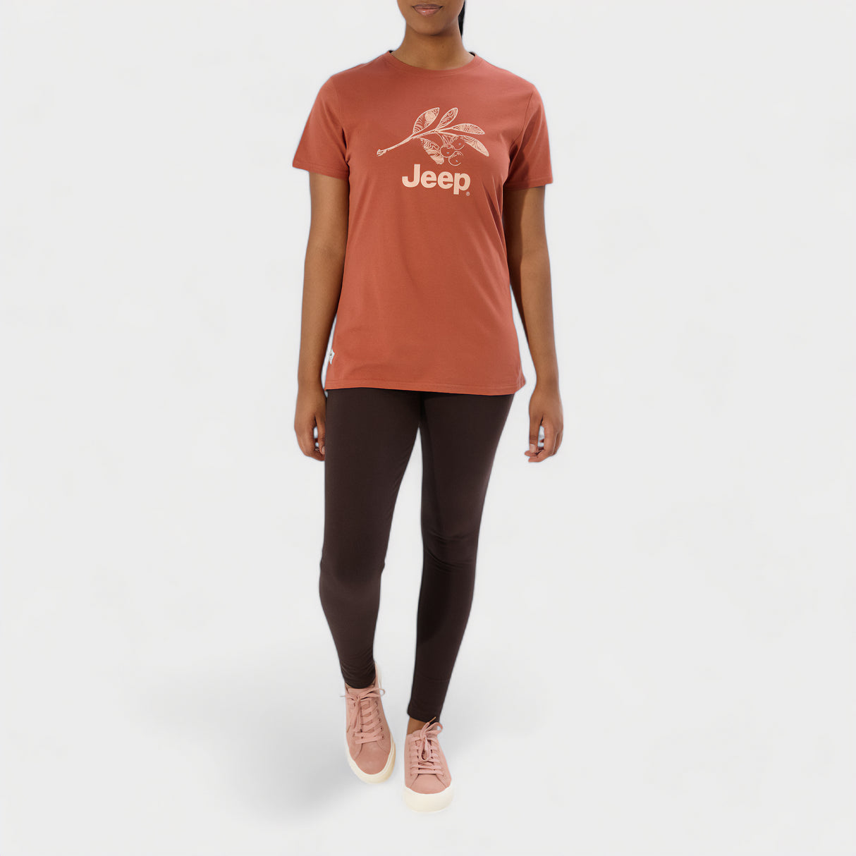 Jeep Ladies Acorn Graphic T-shirt