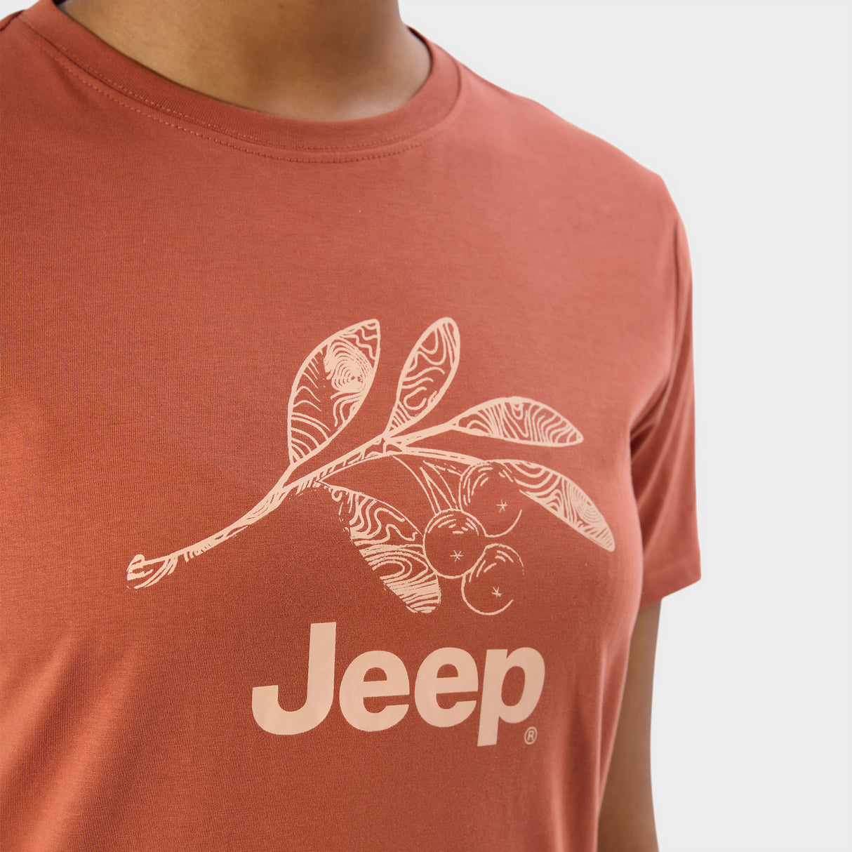 Jeep Ladies Acorn Graphic T-shirt