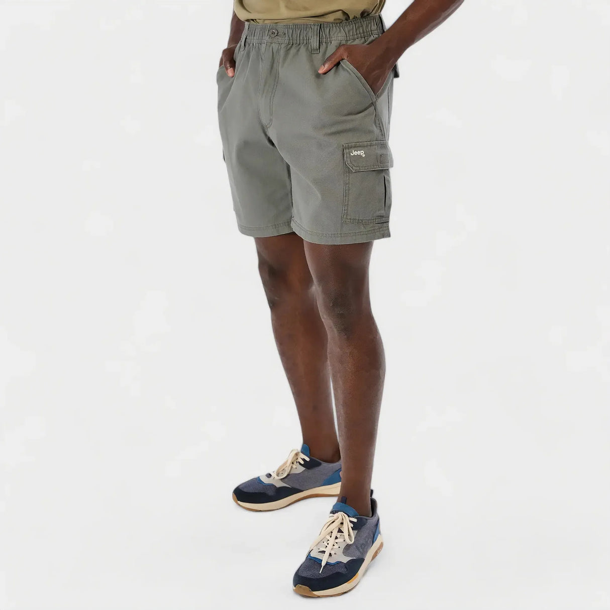 Jeep 21cm Elasticated Waist Short