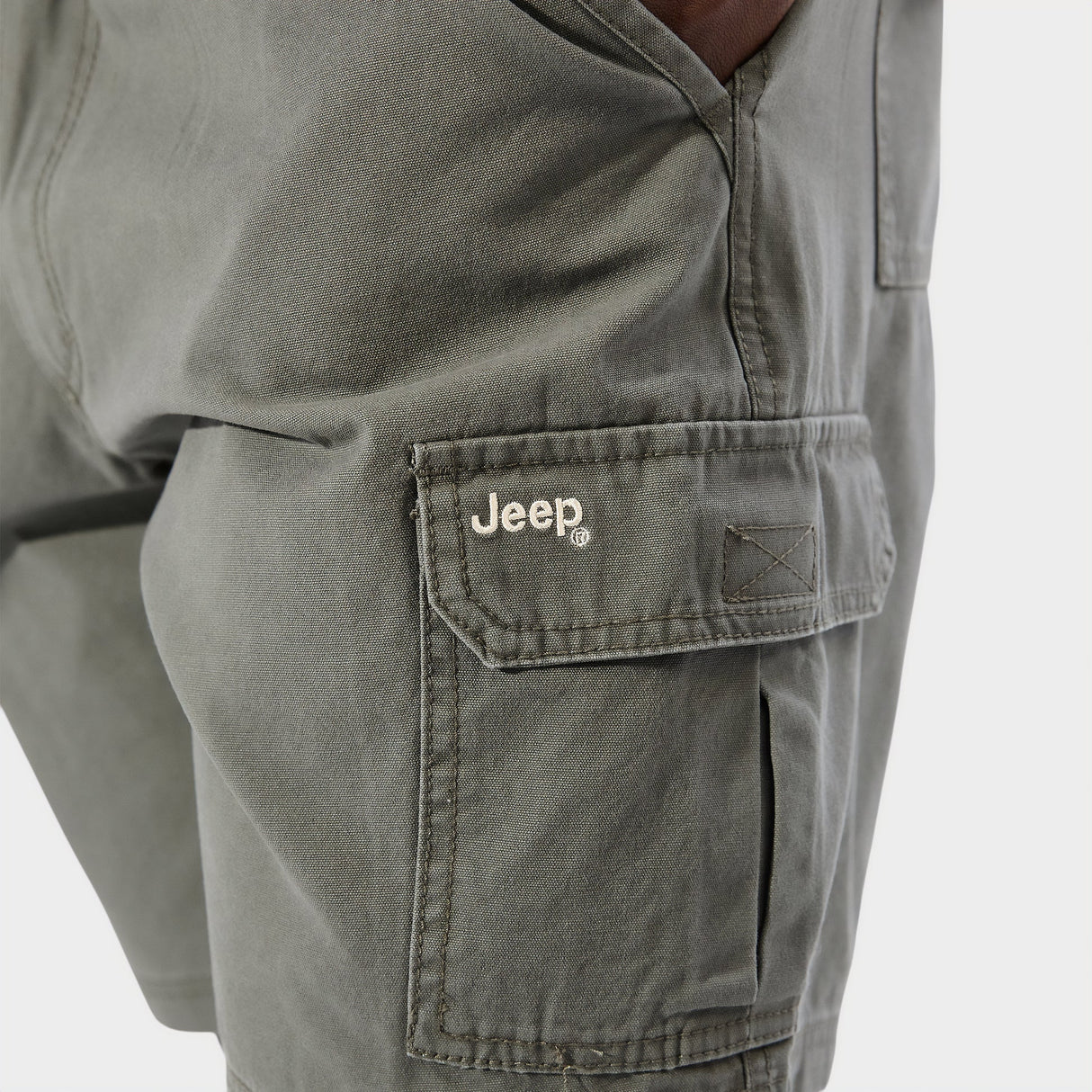 Jeep 21cm Elasticated Waist Short