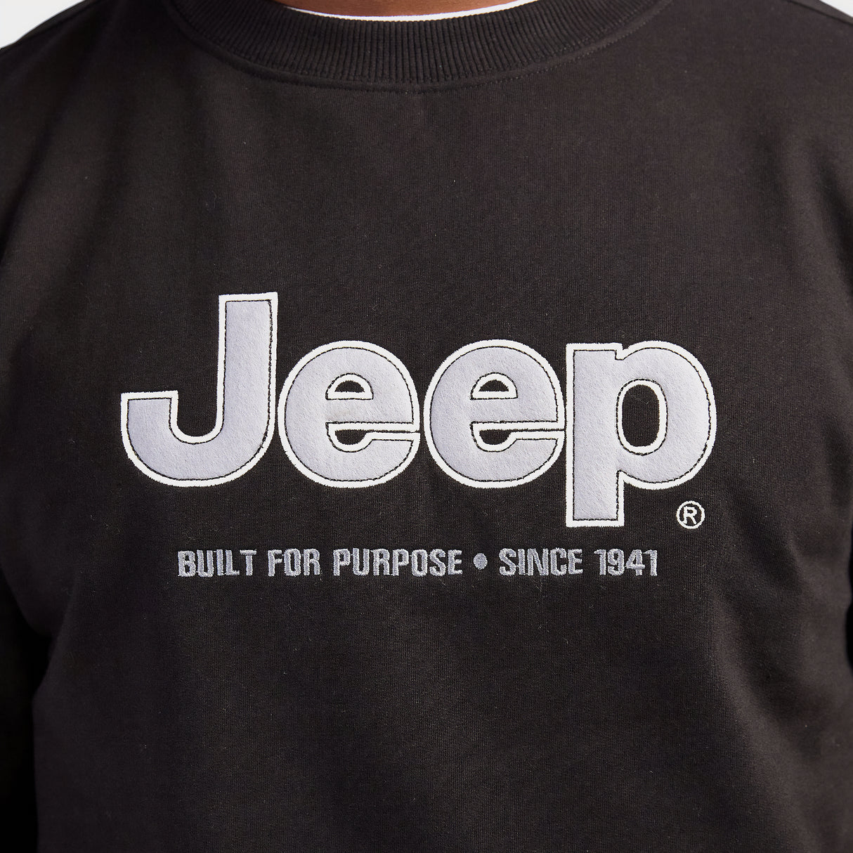 Jeep Core App Fleece Crew Neck Sweater