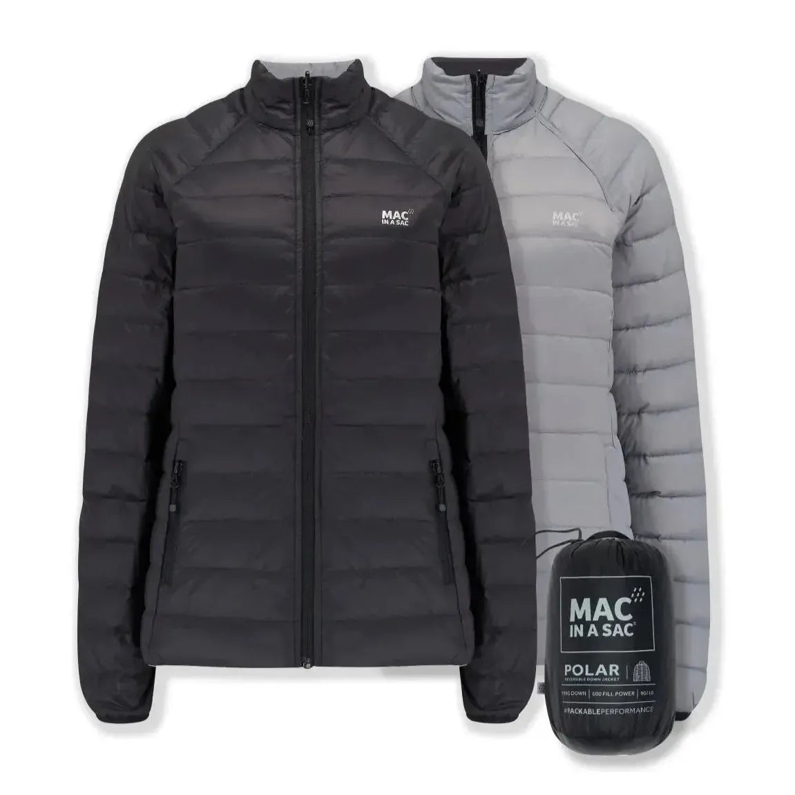 Mac In A Sac Ladies Reversible Packable Polar Down Jacket