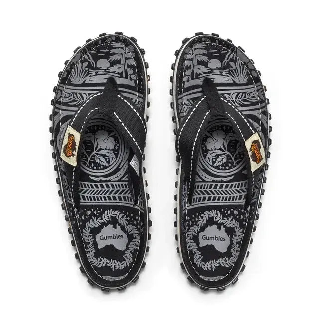 Gumbies Cotton Canvas Sandals