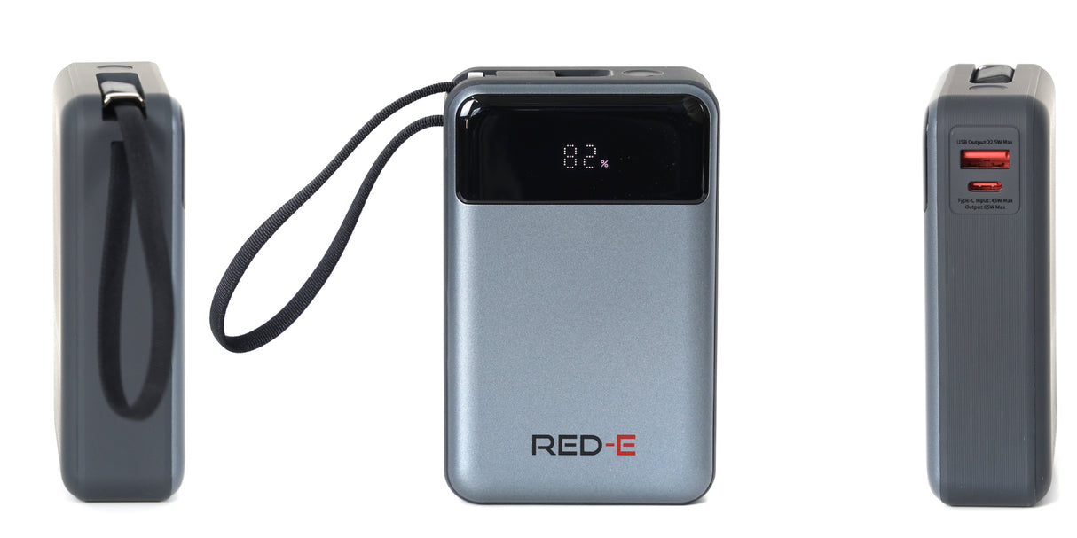 RED-E Power Traveller 65W 20K MAH Compact Powerbank