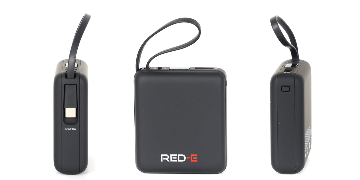 RED-E RC10 22.5W Compact Type-C Cable Powerbank