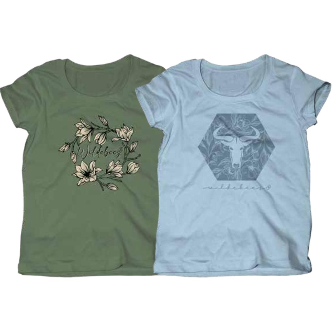 Wildebees Ladies 2-Pack T-shirts