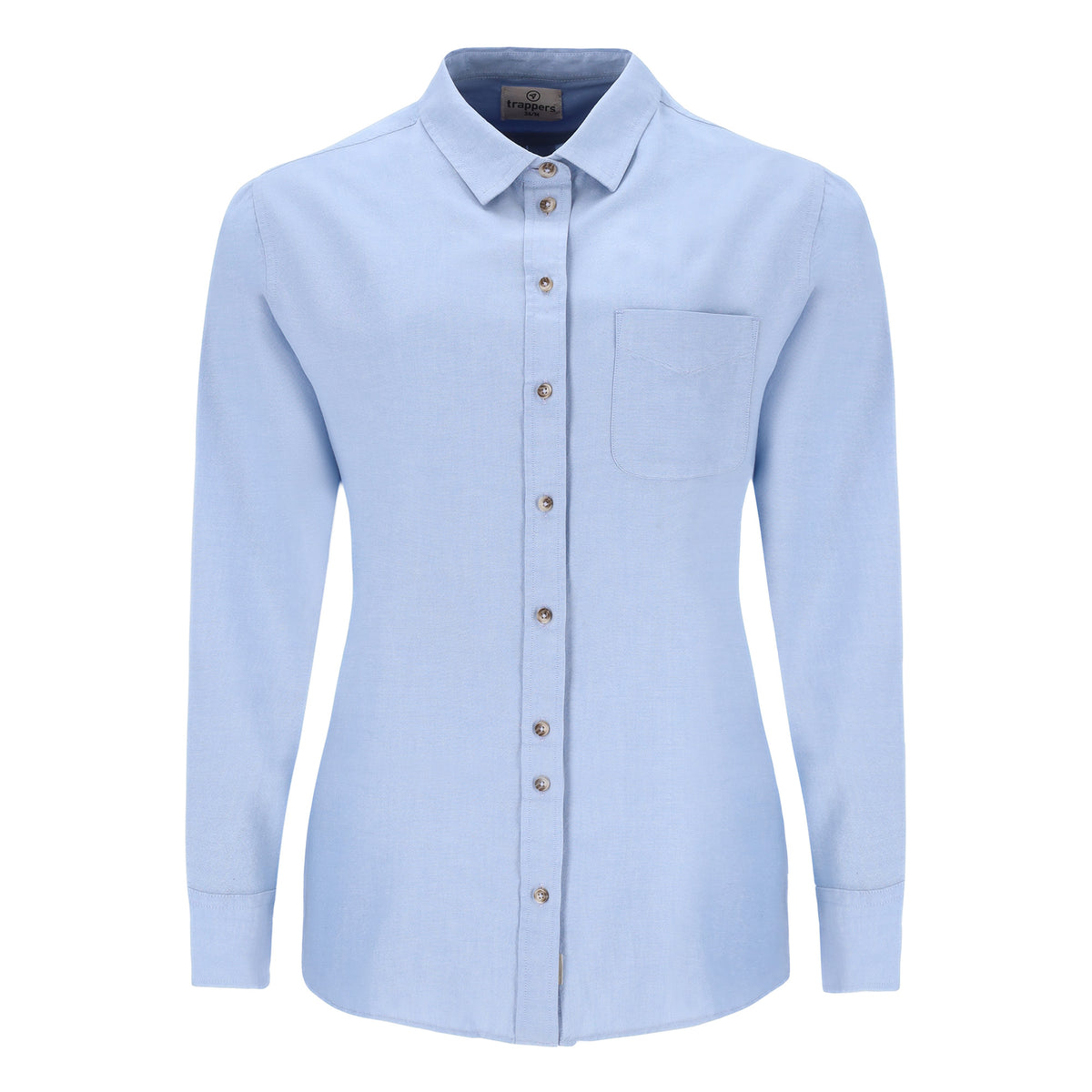 Trappers Ladies Long Sleeve Oxford Shirt