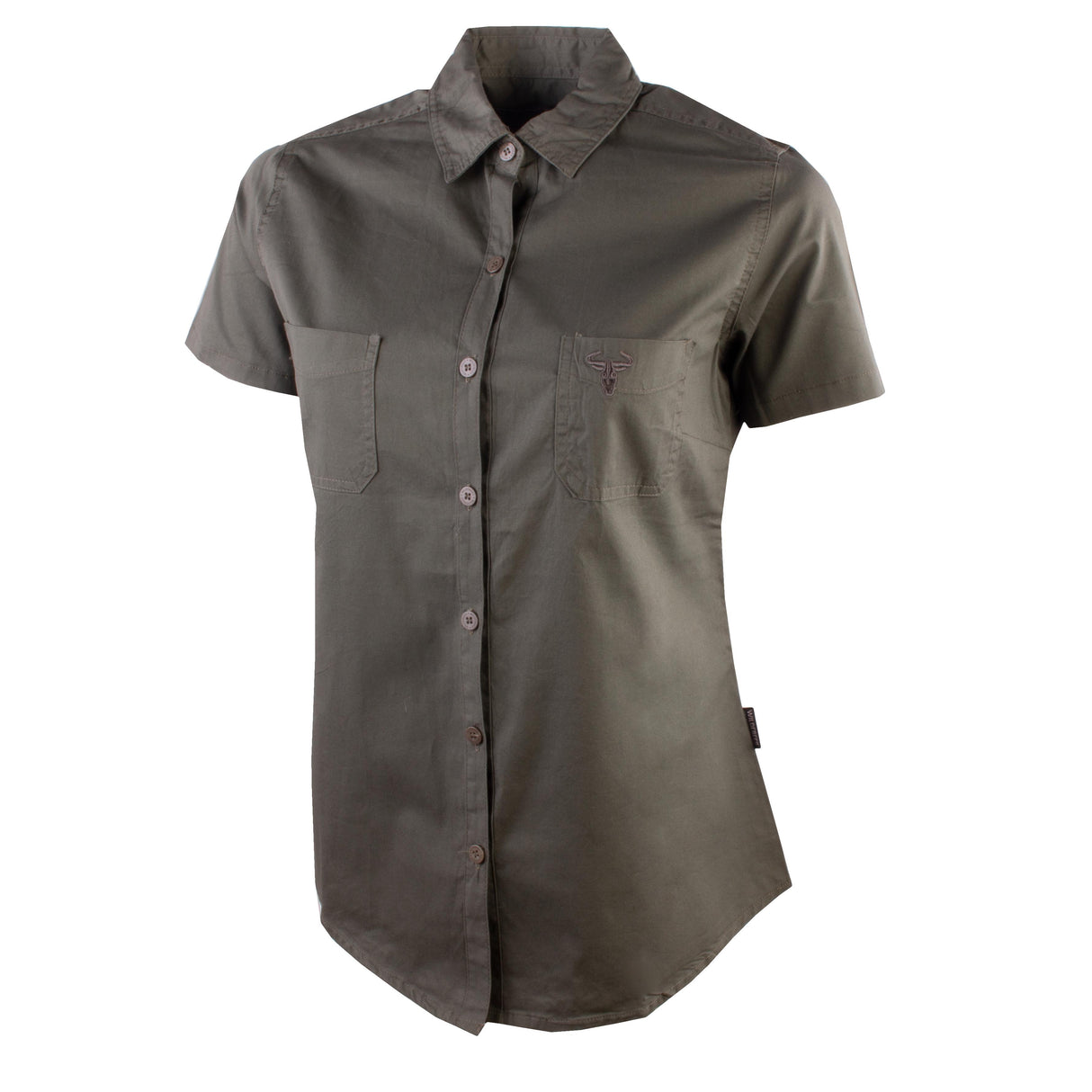 Wildebees Ladies Plain Pocket Shirt