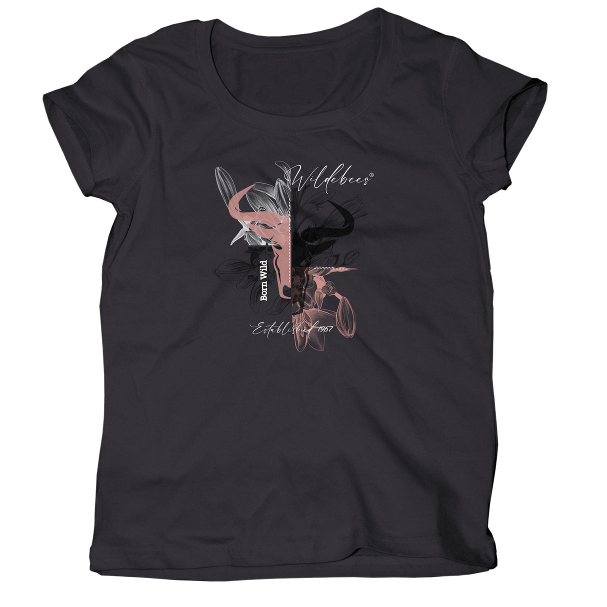 Wildebees Ladies Logo Displacement T-Shirt
