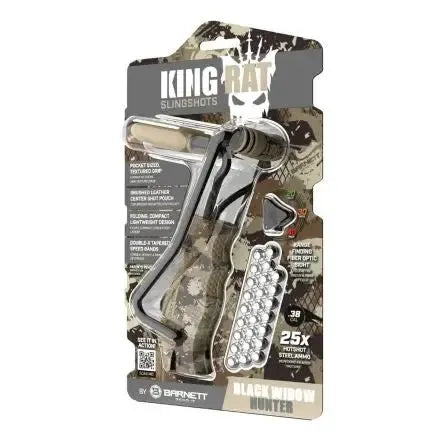 King Rat Black Widow Hunter Slingshot