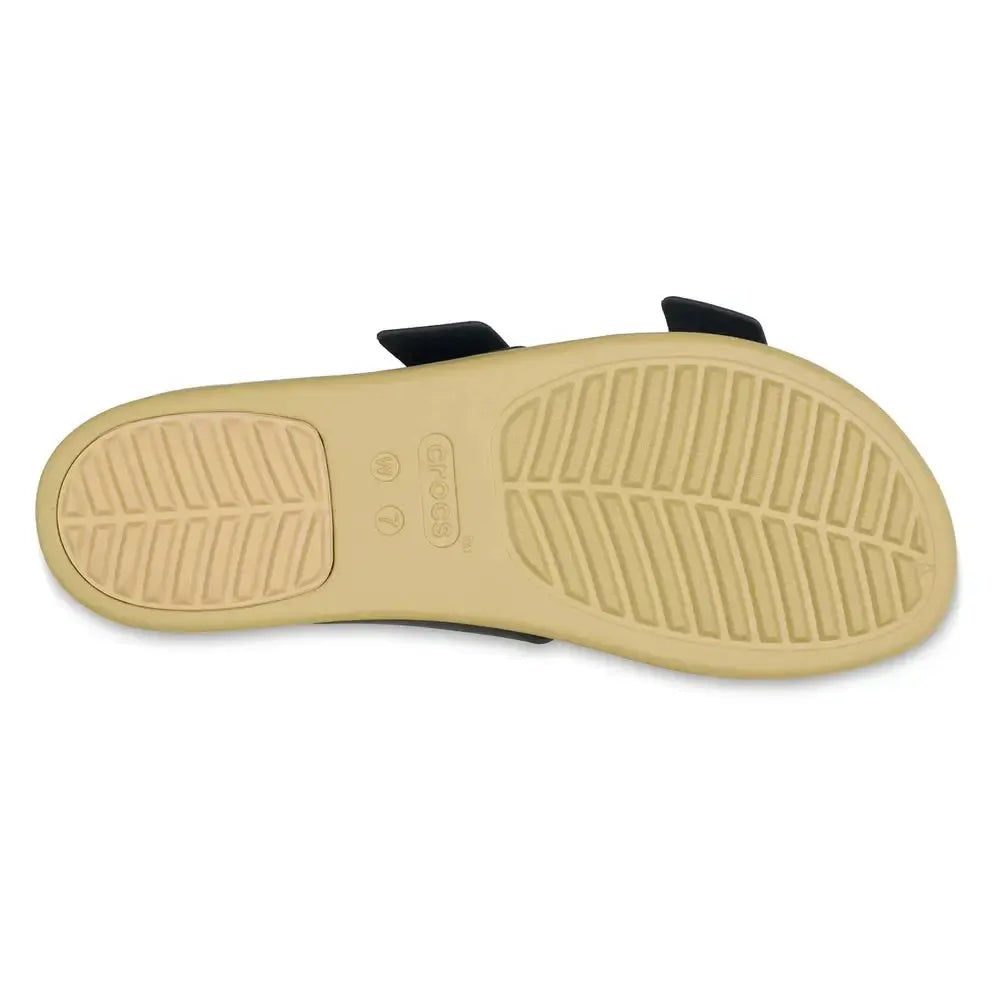 Crocs Ladies Brooklyn Buckle Low Wedge Sandal