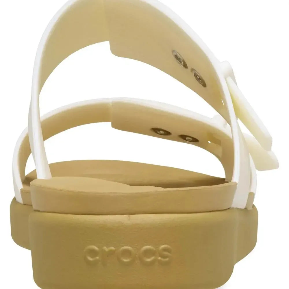 Crocs Ladies Brooklyn Buckle Low Wedge Sandal