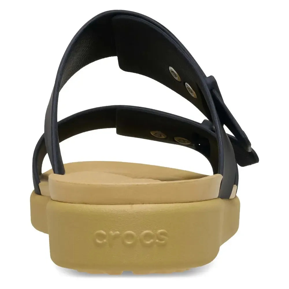 Crocs Ladies Brooklyn Buckle Low Wedge Sandal