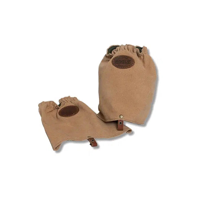 Rogue Short Leather Velcro Gaiters
