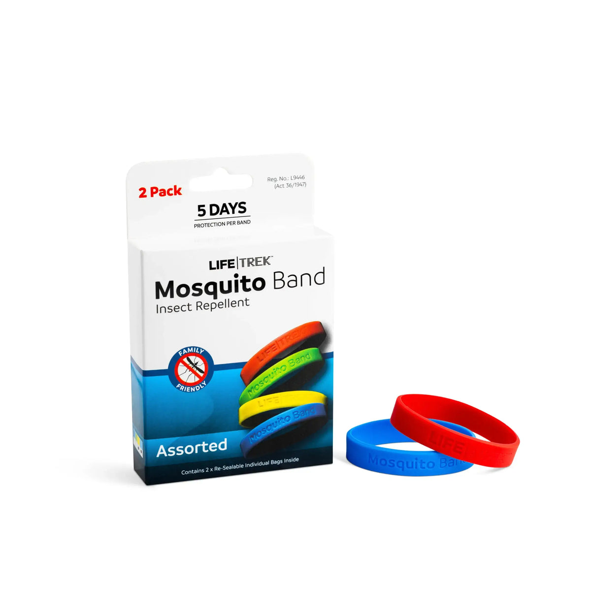 Lifetrek Mosquito Band Plain - 2 Pack