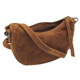Bossi Ladies Suede Crossbody Bag
