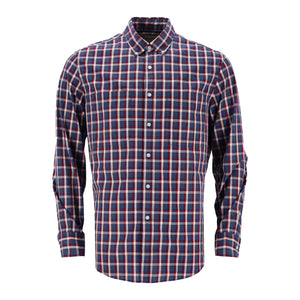 Trappers Long Sleeve Double Pocket Check Shirt