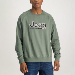 Jeep Crew Neck Fleece Pullover
