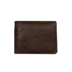 Bossi Antique Leather Mountain Wallet
