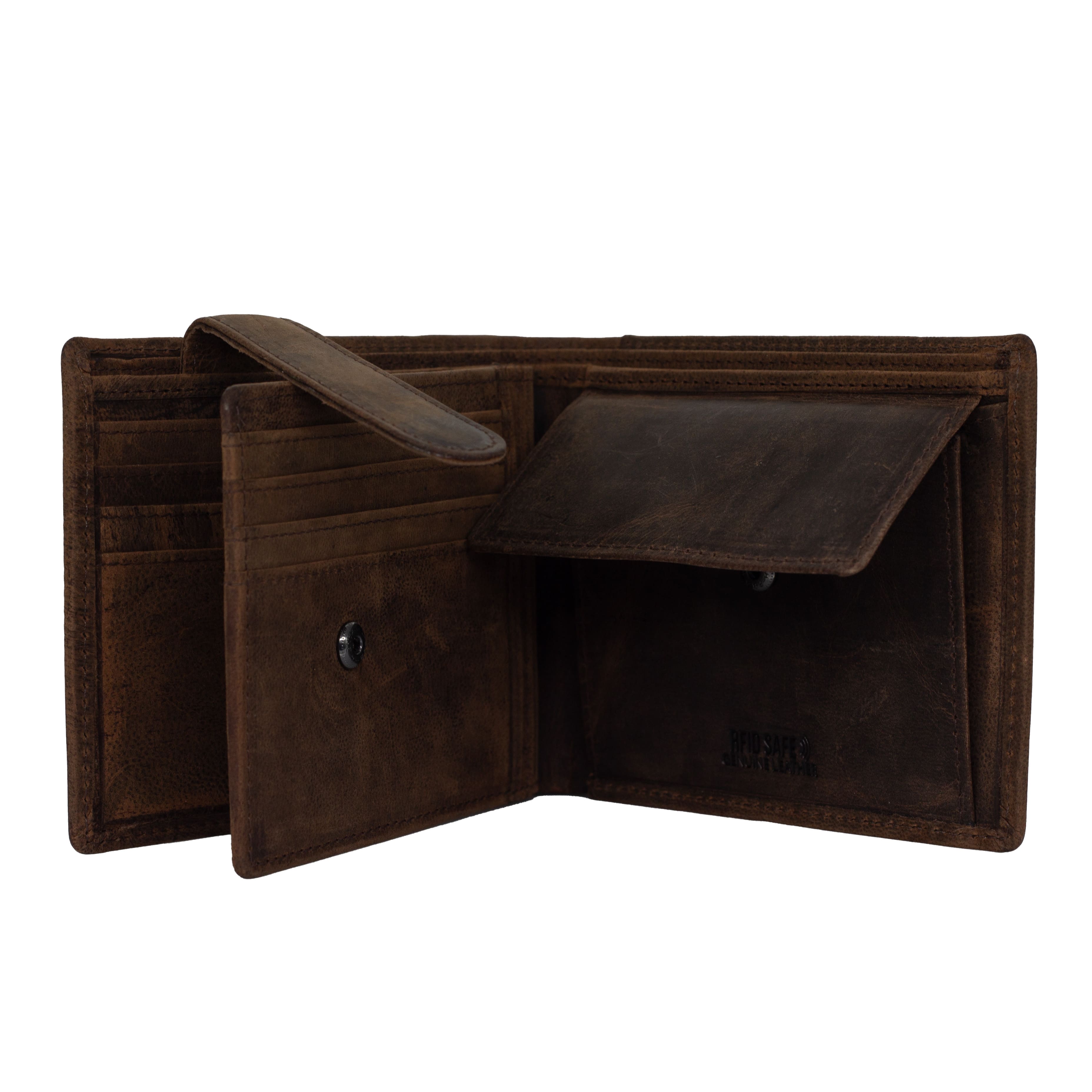 Bossi Baobab Leather Exec Billfold Wallet – Trappers