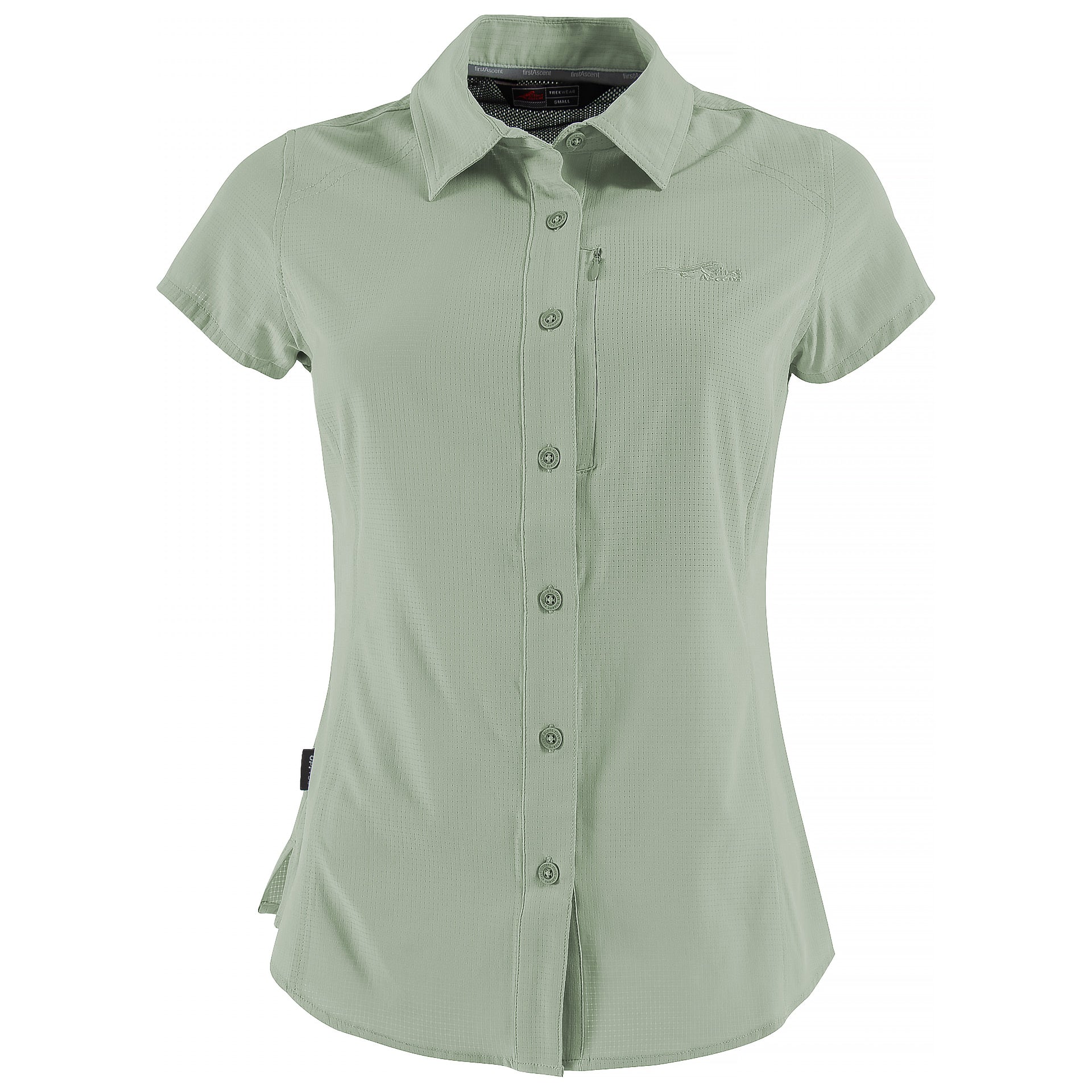 First Ascent Ladies Luxor Cooldry Short Sleeve Shirt Medium