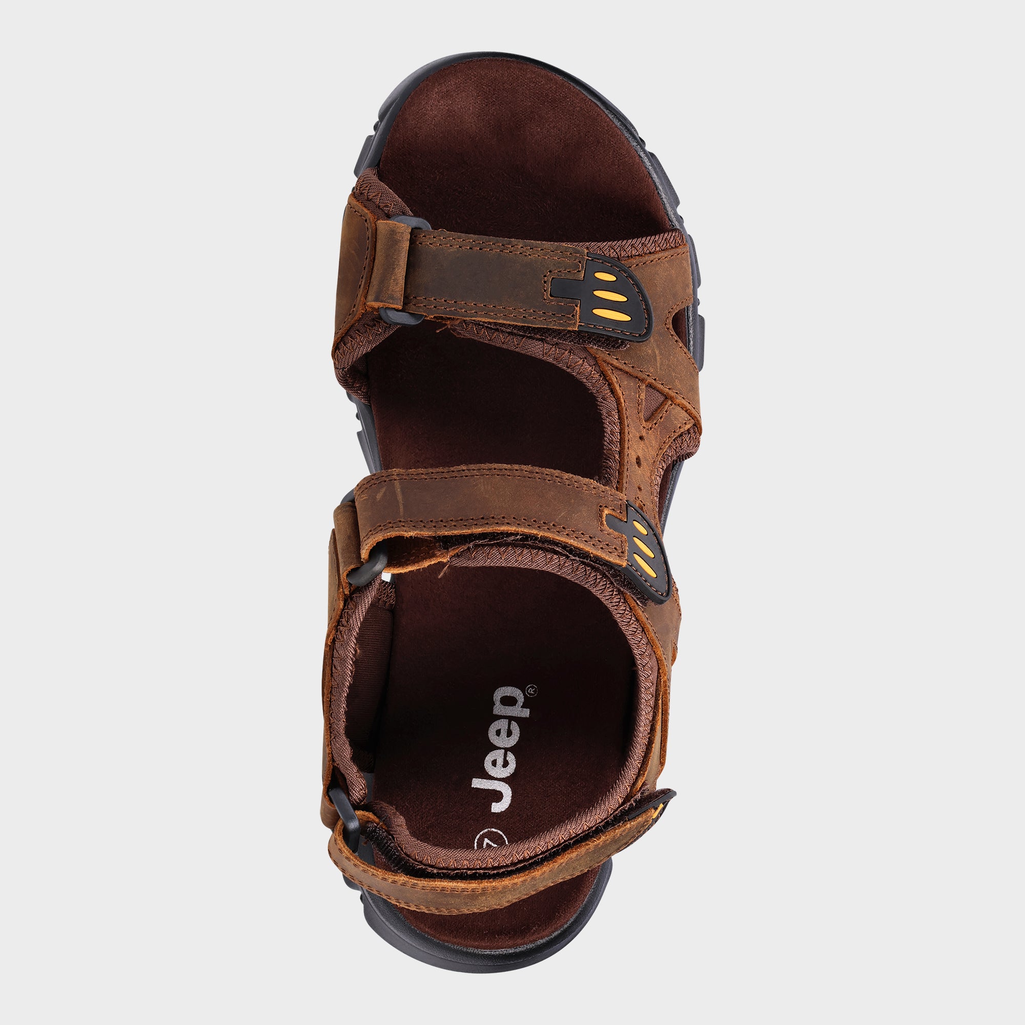 Jeep Trackhawk Open Leather Sandal – Trappers