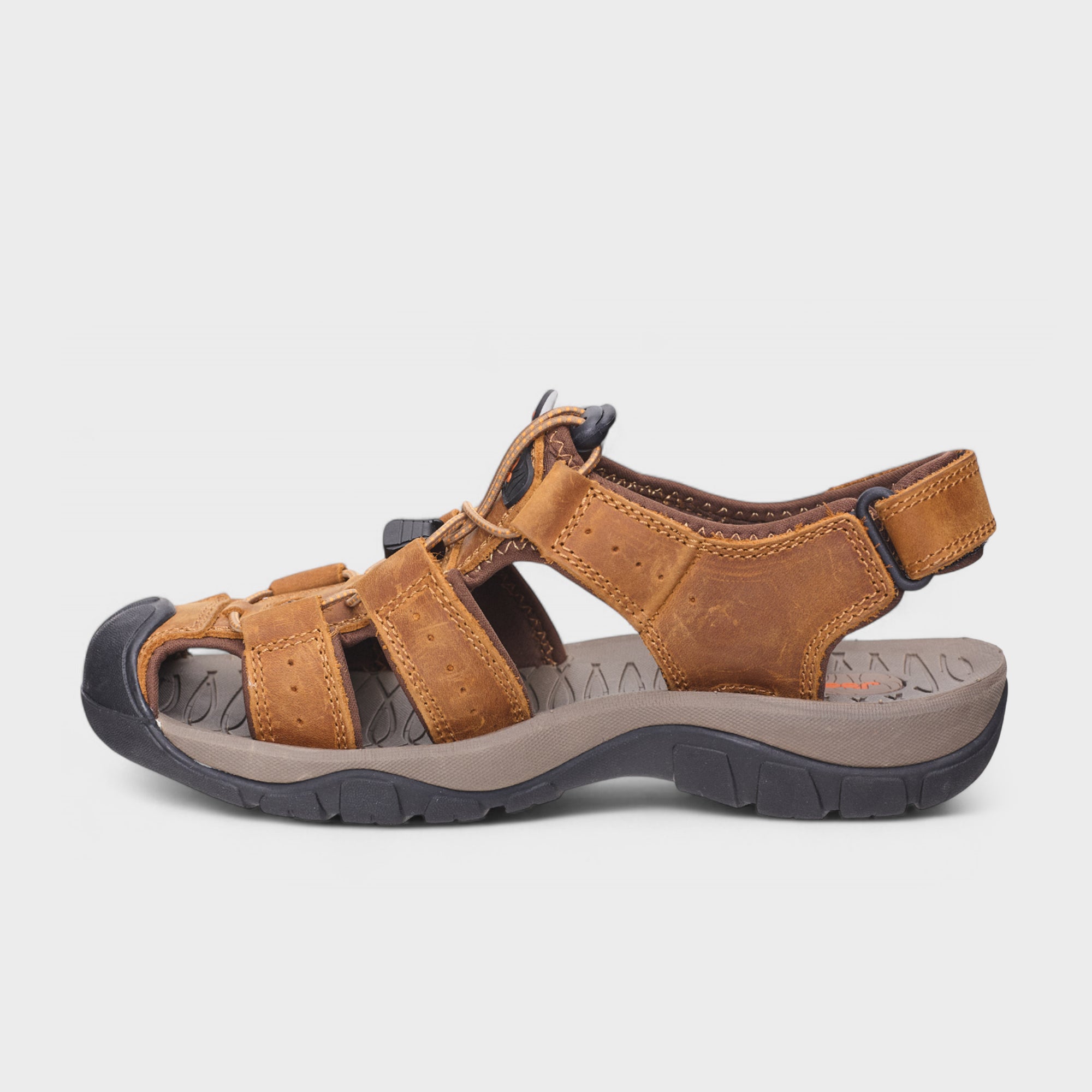 Jeep Trackhawk Closed Leather Sandal – Trappers