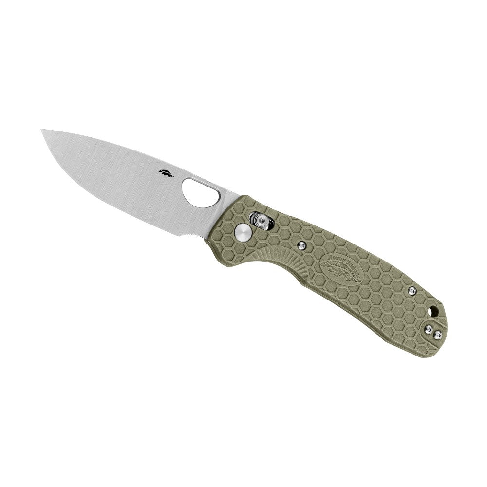 Honey Badger Cross-Bolt Drop-Point 8Cr13Mov - Med/Small