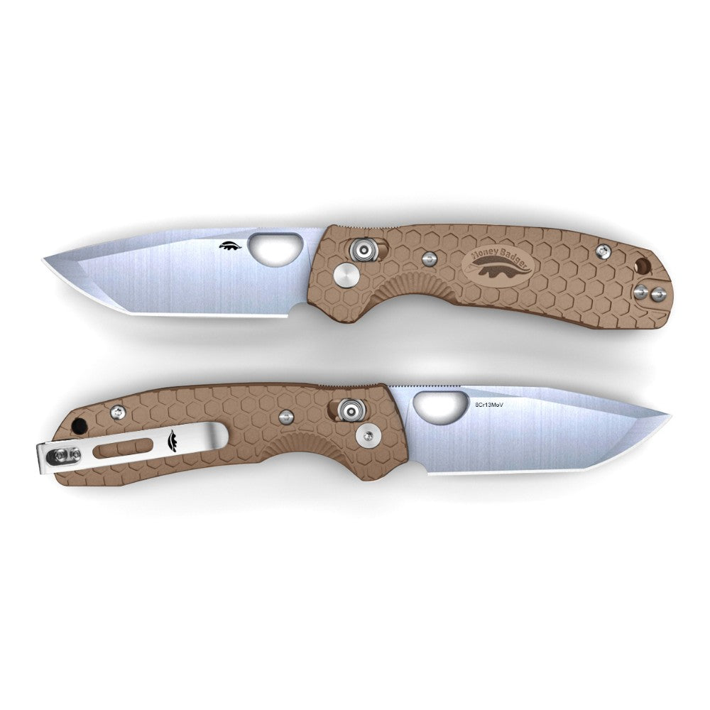 Honey Badger Cross-Bolt Tanto 8Cr13Mov - Med/Large
