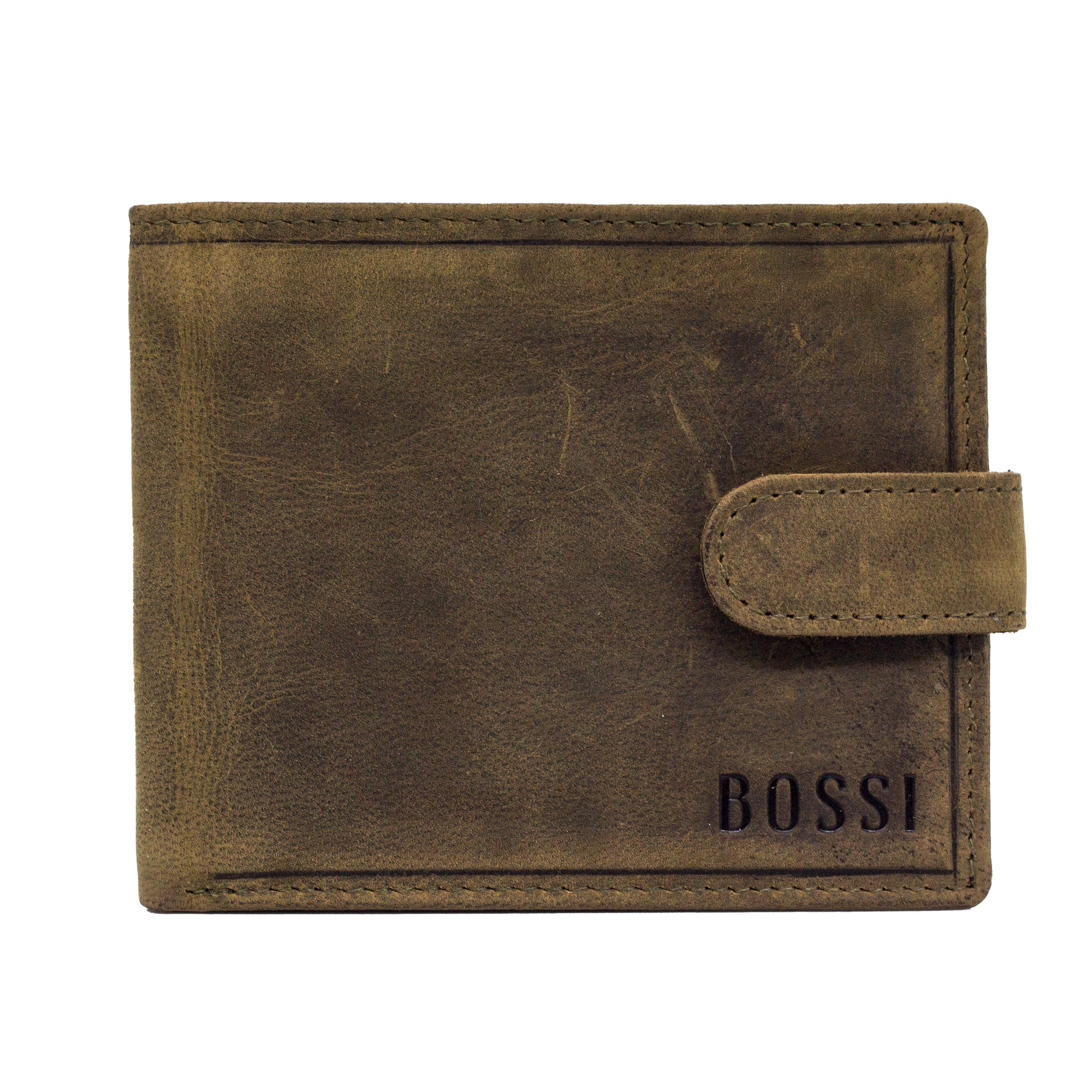 Bossi Baobab Leather Exec Billfold Wallet Bossi Oil Leather Exec