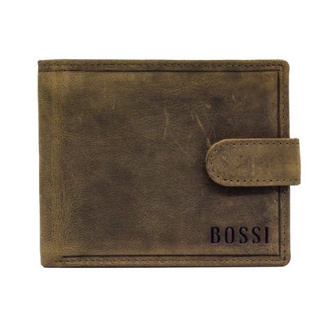 Bossi Baobab Leather Exec Billfold Wallet Bossi Oil Leather Exec Billfold Wallet with Tab