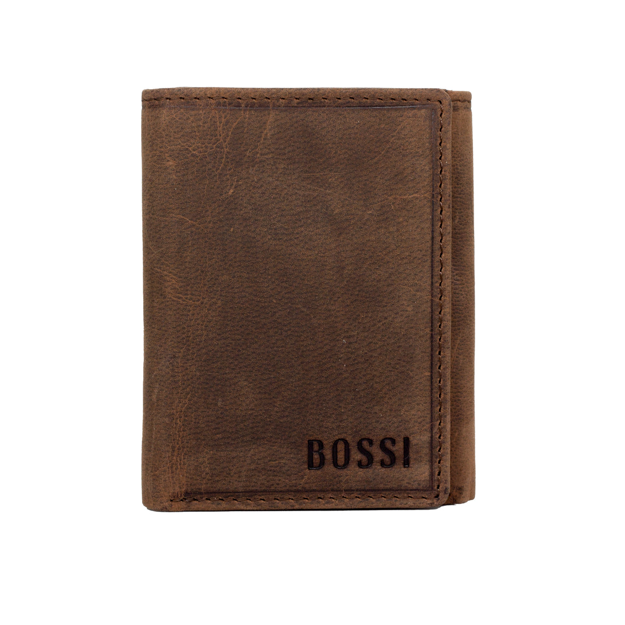 Bossi Heritage Leather Trifold Wallet