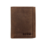 Bossi Heritage Leather Trifold Wallet