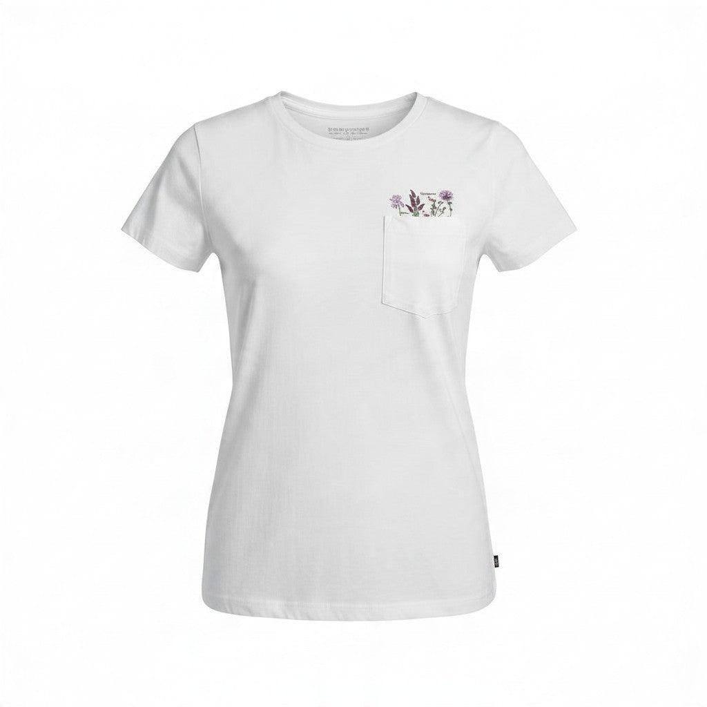 Trappers Ladies Pocket Flower T-shirt