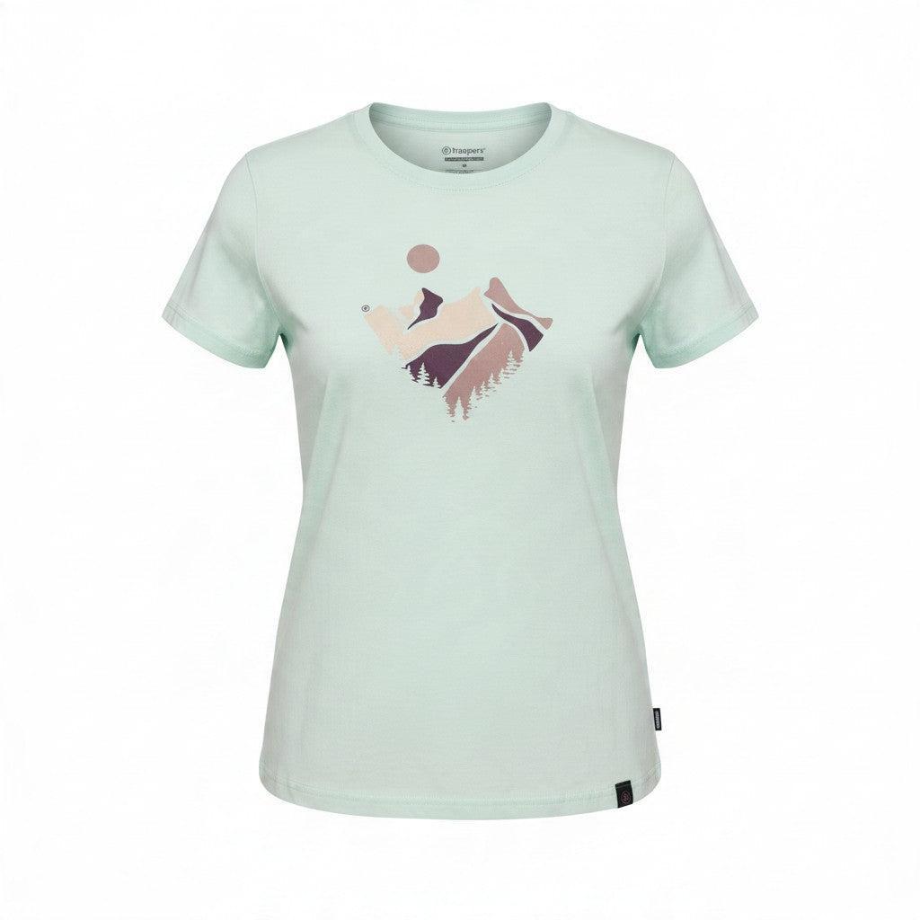 Trappers Ladies Abstract Mountain T-Shirt