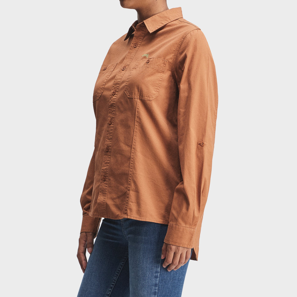 Jeep Ladies Long Sleeve Willys Workshirt