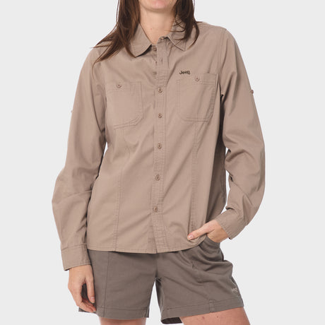 Jeep Ladies Long Sleeve Willys Workshirt
