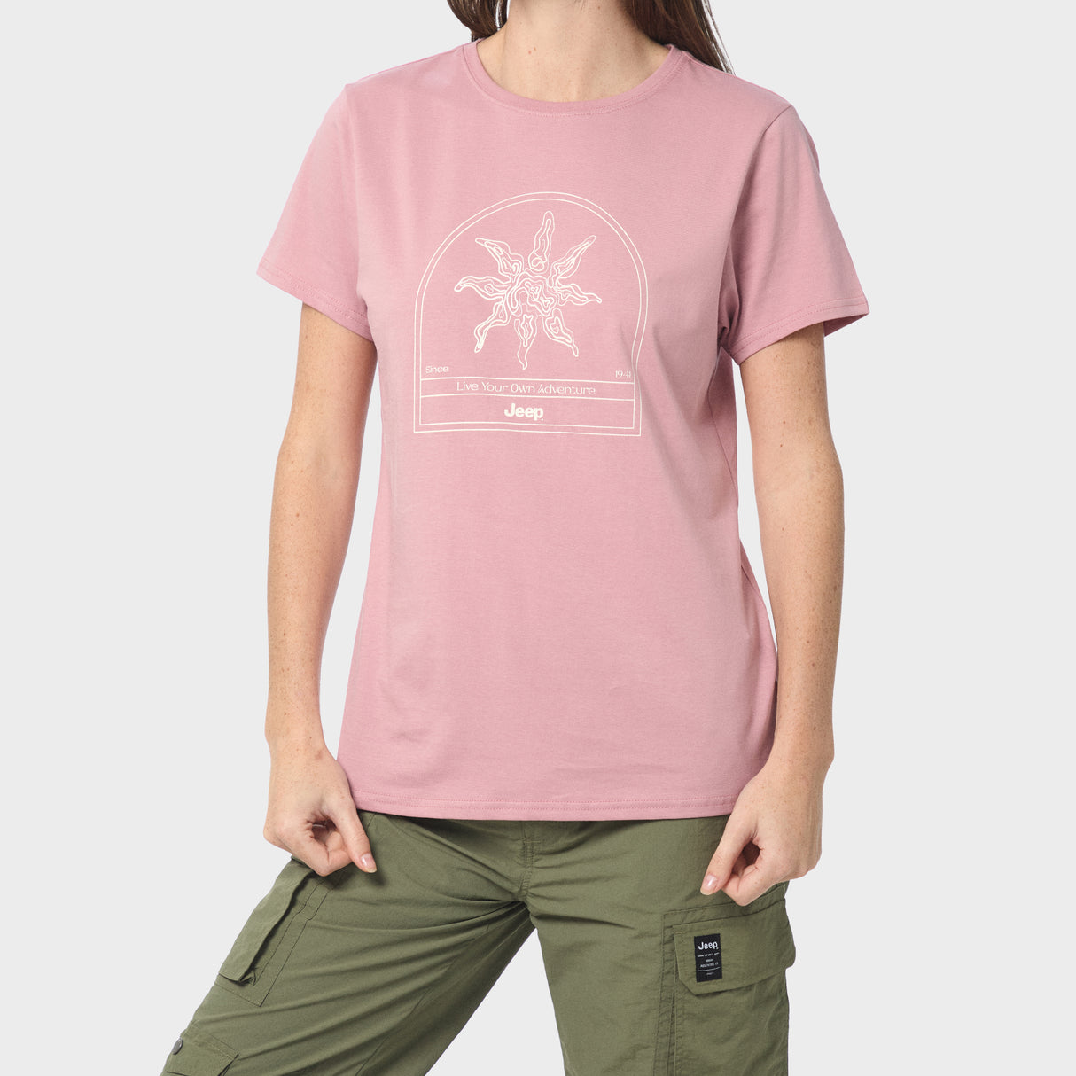 Jeep Ladies Fashion Graphic T-Shirt